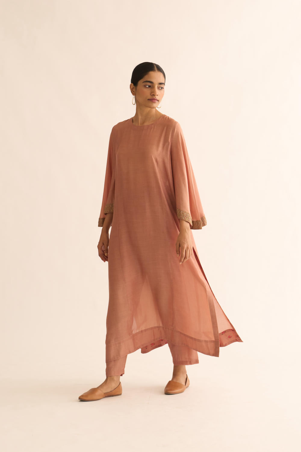 URMI OLD ROSE KURTA SET