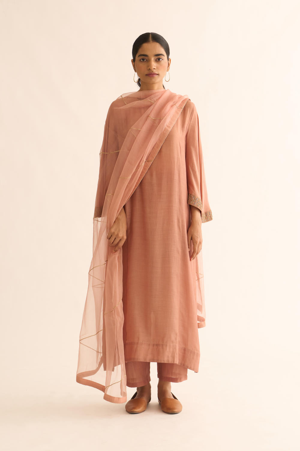 URMI OLD ROSE KURTA SET