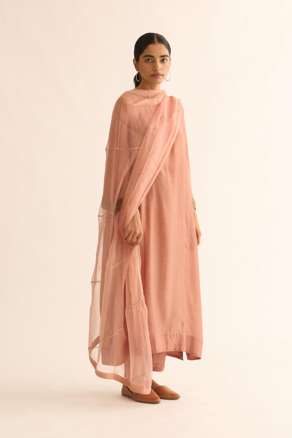 URMI OLD ROSE KURTA SET