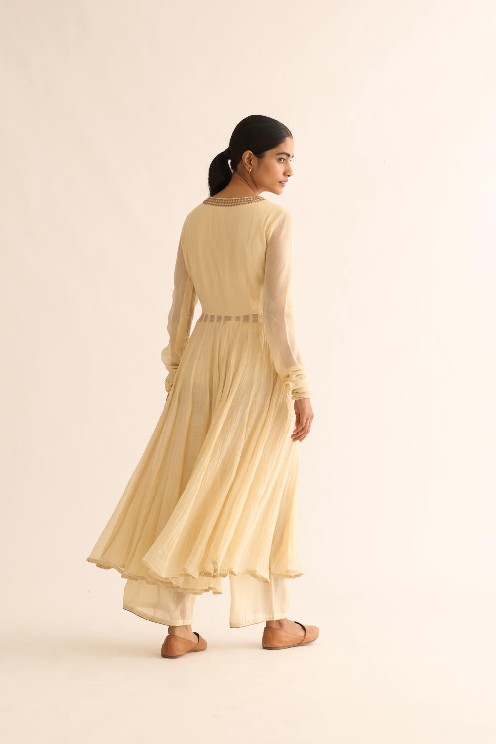 VARA IVORY ANARKALI SET