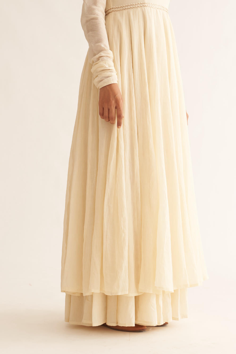 AMRITA IVORY GHOOMAR ANARKALI SET