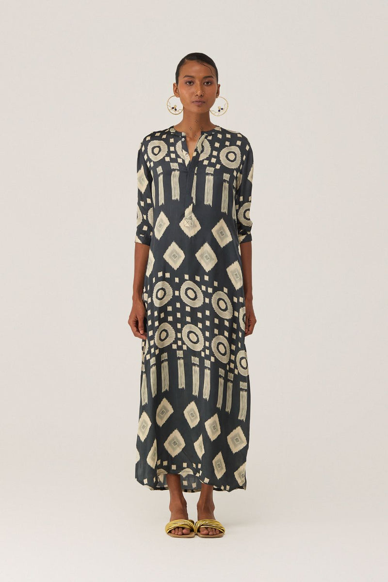 Eclipse Ikat Shirt Dress by World of SiSa for women Worldwide