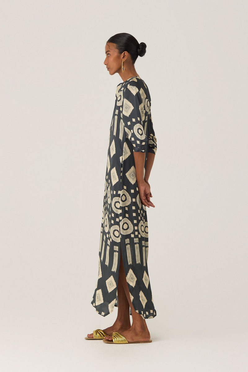 Eclipse Ikat Shirt Dress by World of SiSa for women Worldwide