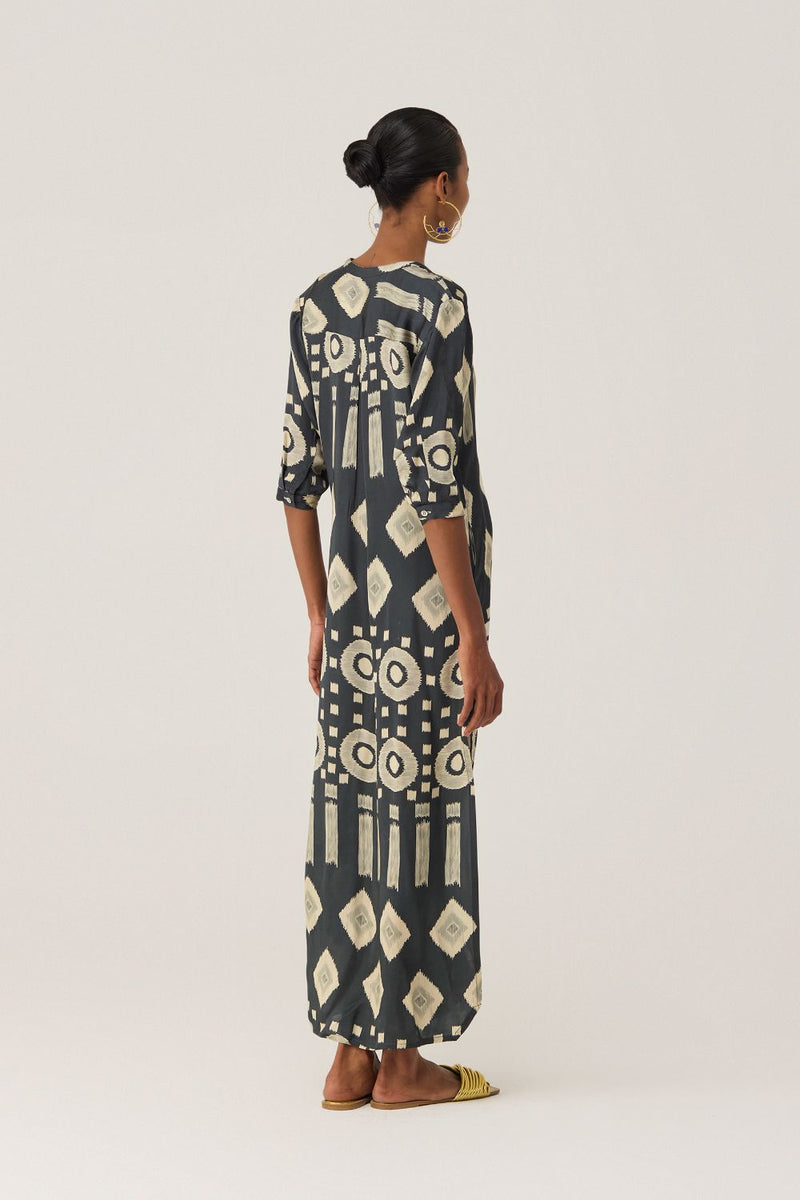 Eclipse Ikat Shirt Dress by World of SiSa for women Worldwide