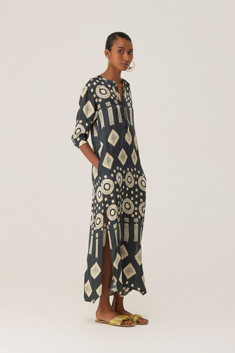Eclipse Ikat Shirt Dress by World of SiSa for women Worldwide