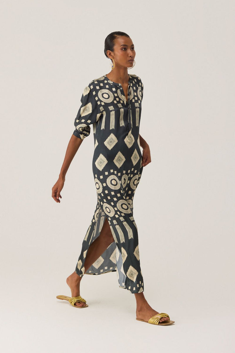 Eclipse Ikat Shirt Dress by World of SiSa for women Worldwide