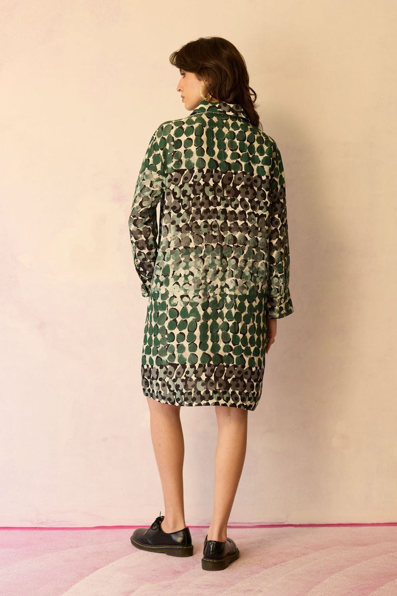 Moss Abstract Relaxed Dress by World of SiSa for women Worldwide