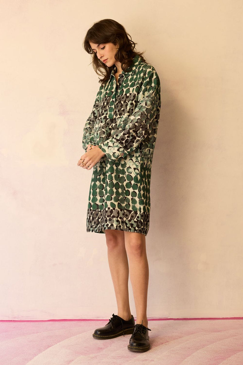 Moss Abstract Relaxed Dress by World of SiSa for women Worldwide