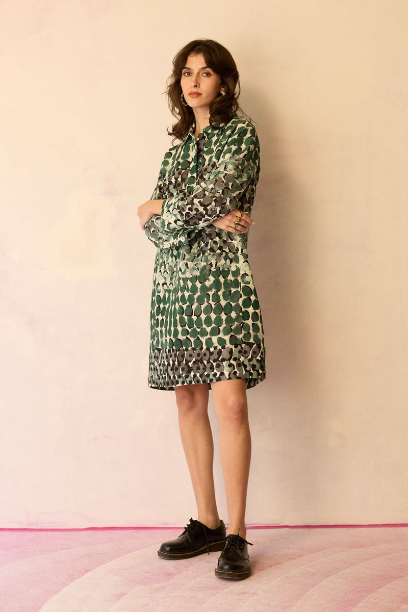 Moss Abstract Relaxed Dress by World of SiSa for women Worldwide