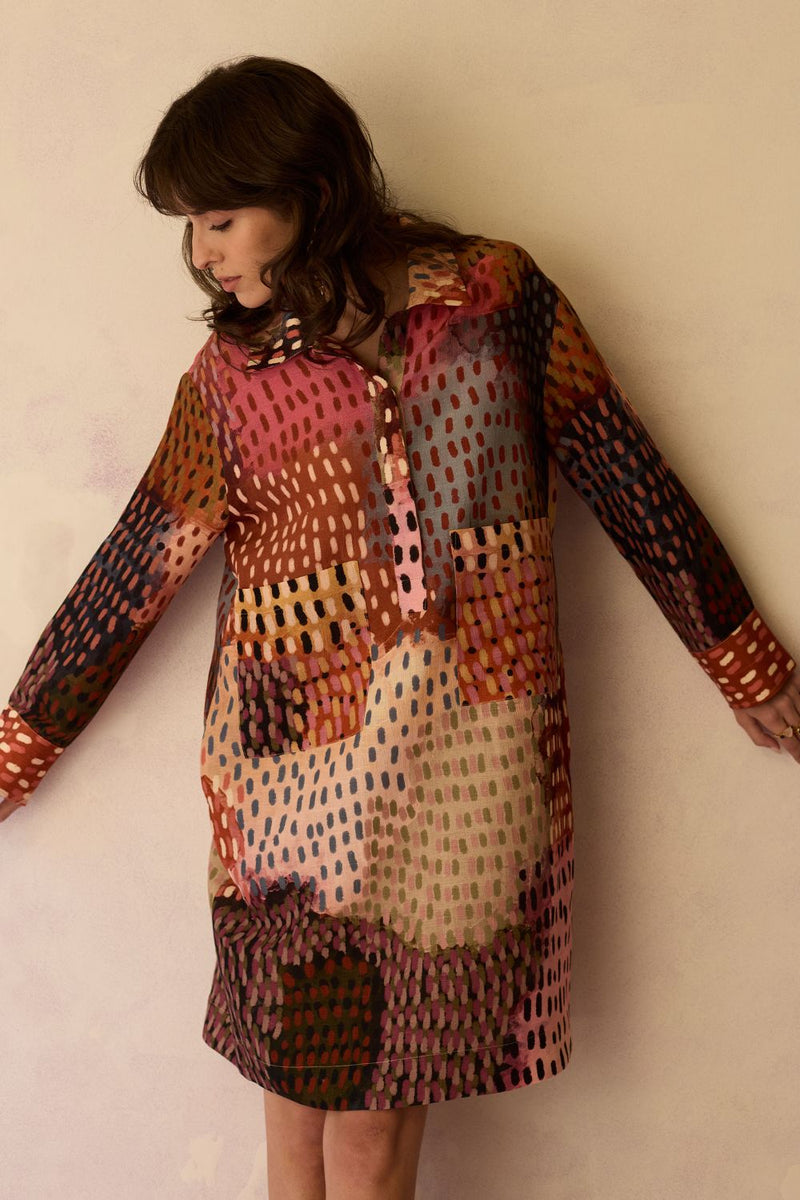 Ember Abstract Relaxed Dress by World of SiSa for women Worldwide