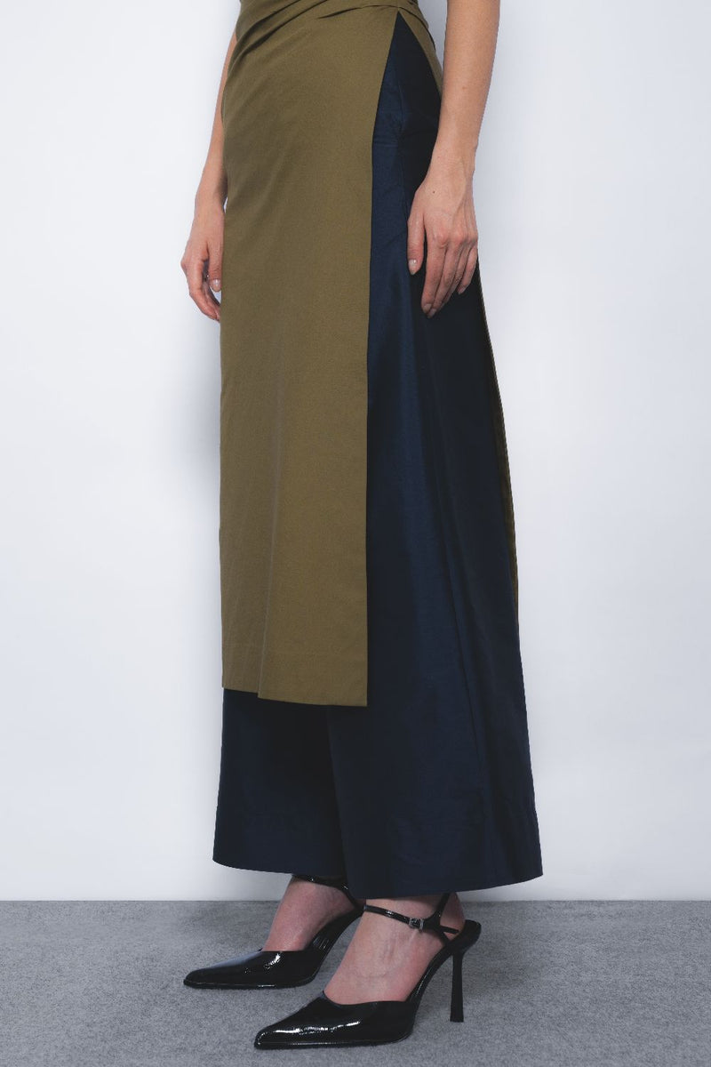 Arida Pants - Navy by Leh Studios in navy color for women Worldwide