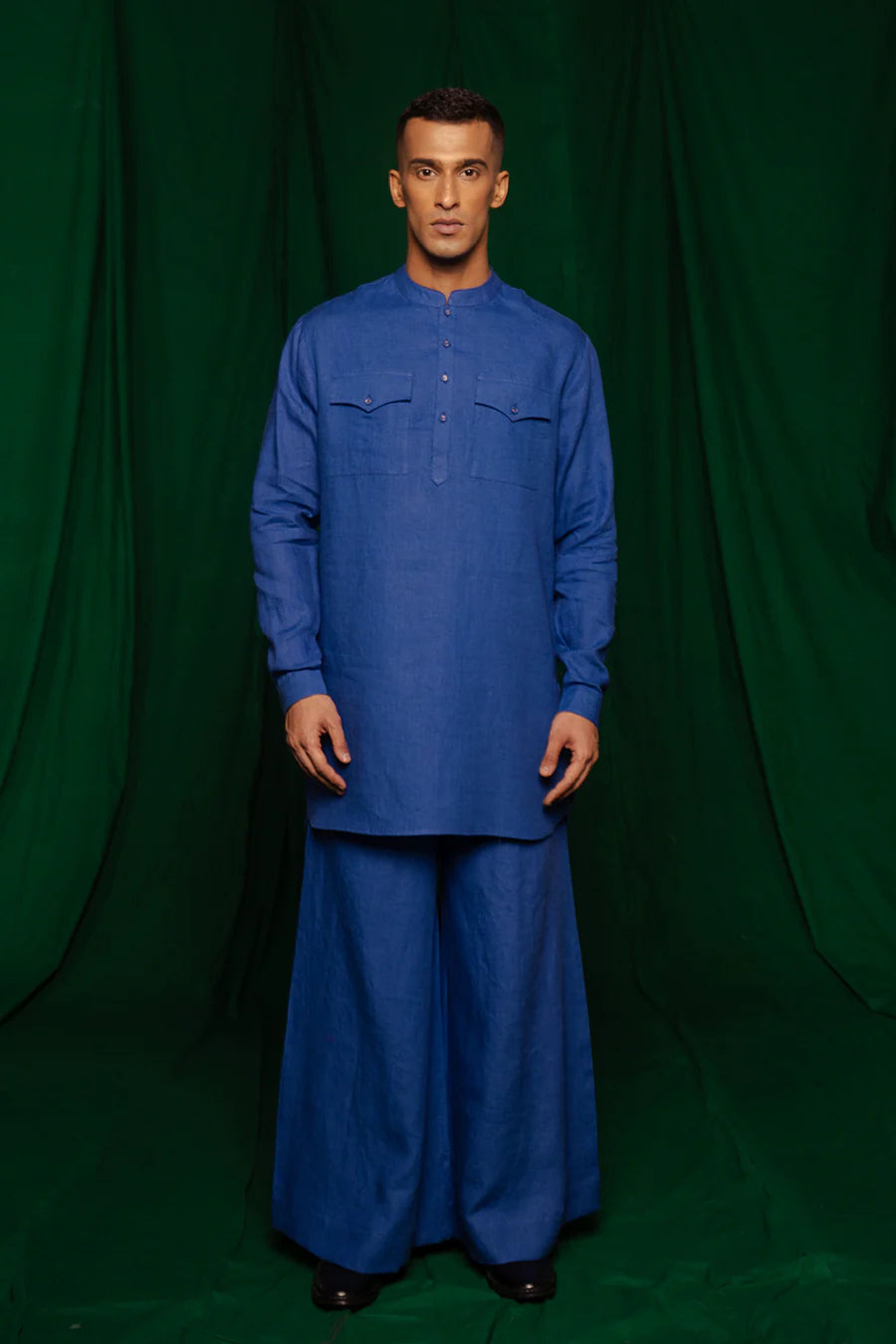 Men's Linen Saif Kurta Set