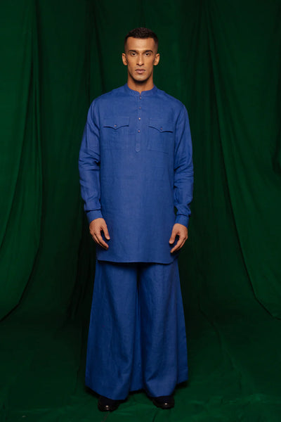 Men's Linen Saif Kurta Set