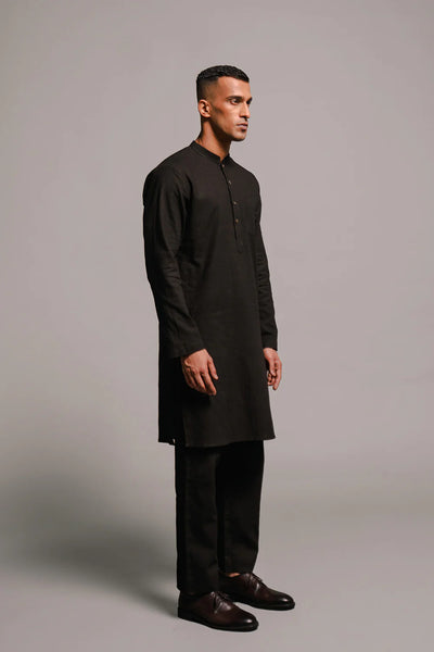 Carbon Co-Linen Kurta Set