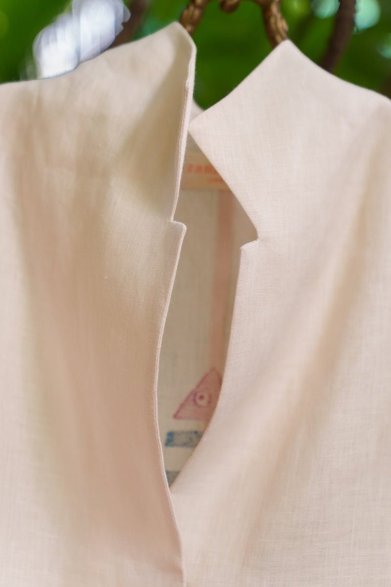 Ocean breeze Ivory-Shirt linen by Zanzibar Living in ivory for women Worldwide