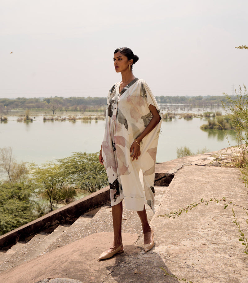 Ibis kaftan dress cotton by Khara Kapas in multi for women Worldwide