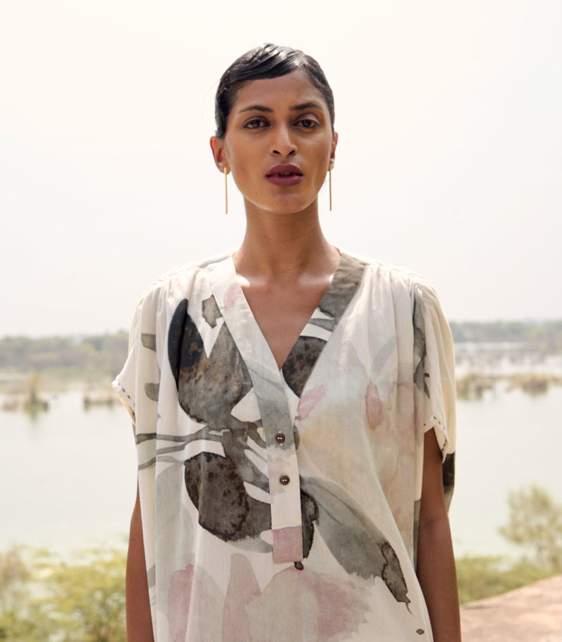 Ibis kaftan dress cotton by Khara Kapas in multi for women Worldwide