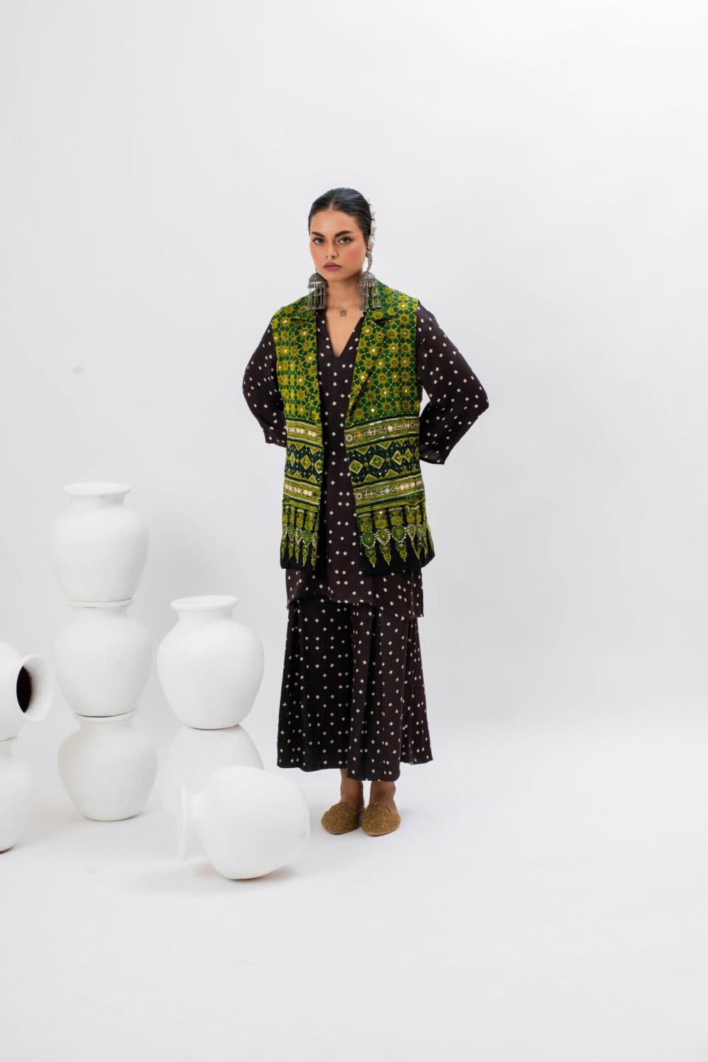 Marrakech Bundi Jacket with Tunic Set