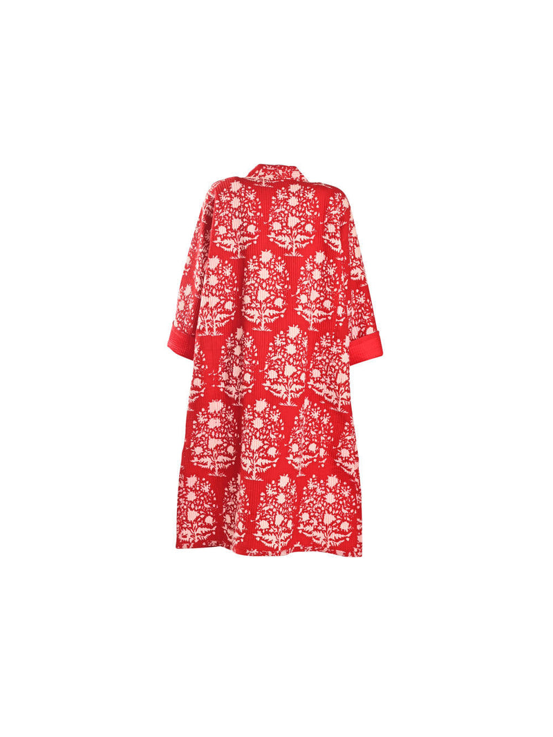 LAAL PARI Jackets & Overlays by TOKREE in red color for women Worldwide