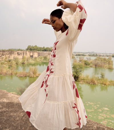 Rose finch dress