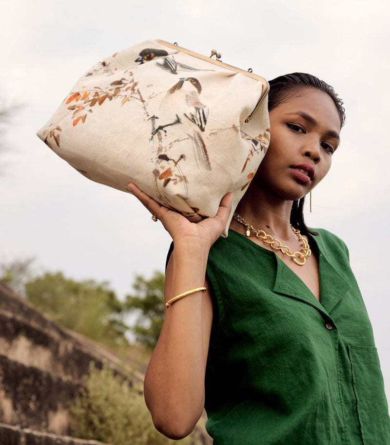 Pine co-ord set by Khara Kapas in green for women Worldwide