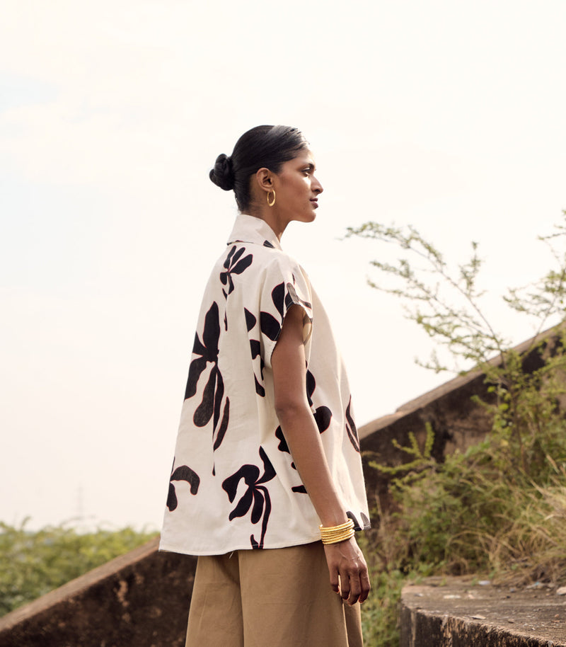 Serin top cotton by Khara Kapas for women Worldwide