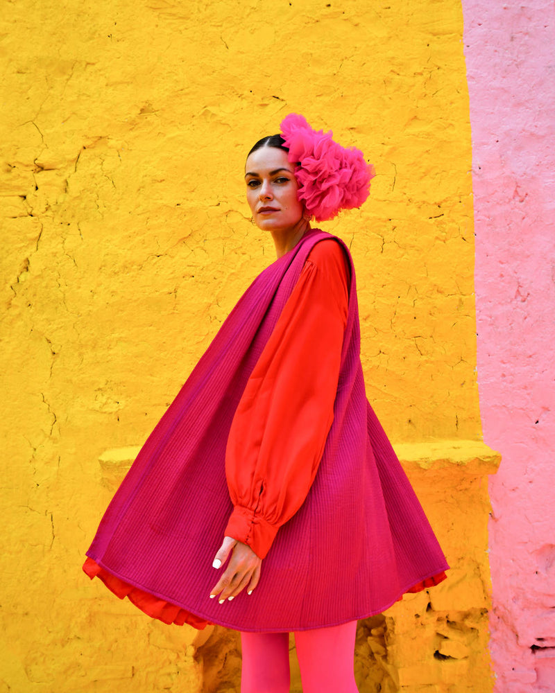 LOVE RED Dress by TOKREE in red color for women Worldwide