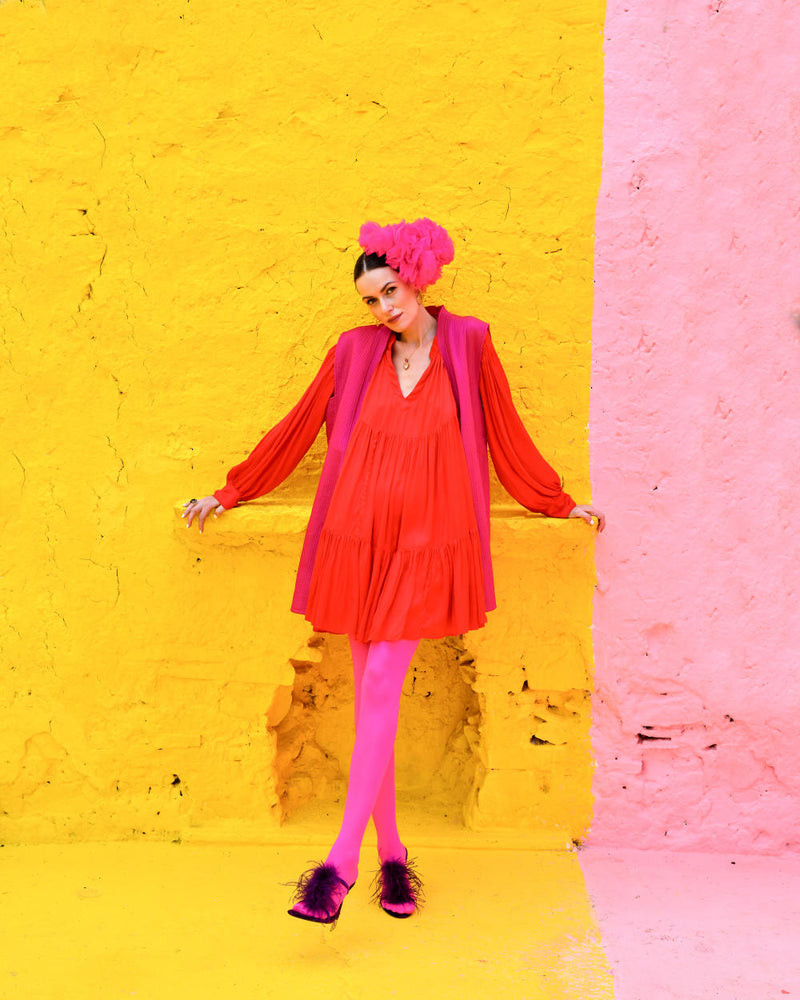 LOVE RED Dress by TOKREE in red color for women Worldwide