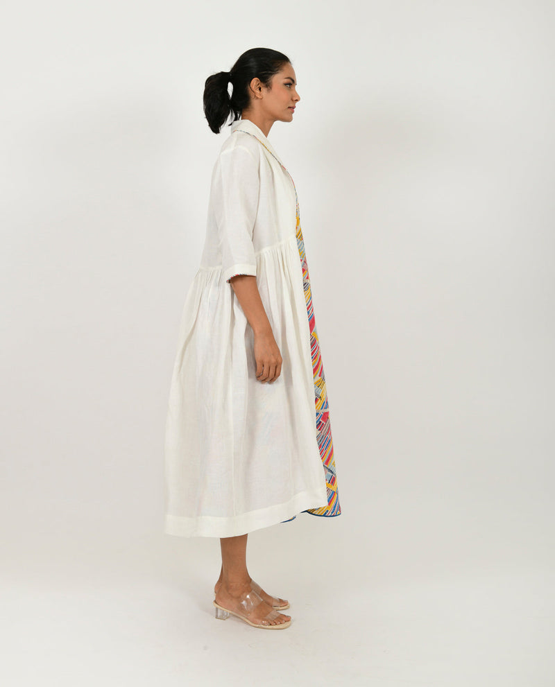 SCRIBBLE SLIP /JACKET SET cotton by Rias in multi color for women Worldwide