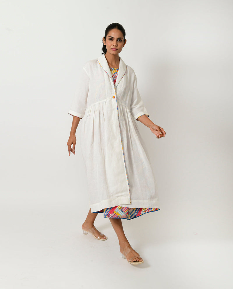 SCRIBBLE SLIP /JACKET SET cotton by Rias in multi color for women Worldwide