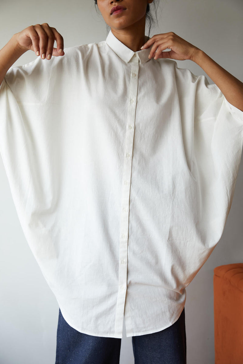 Daniel Shirt cotton by The Summer House in white color for women Worldwide