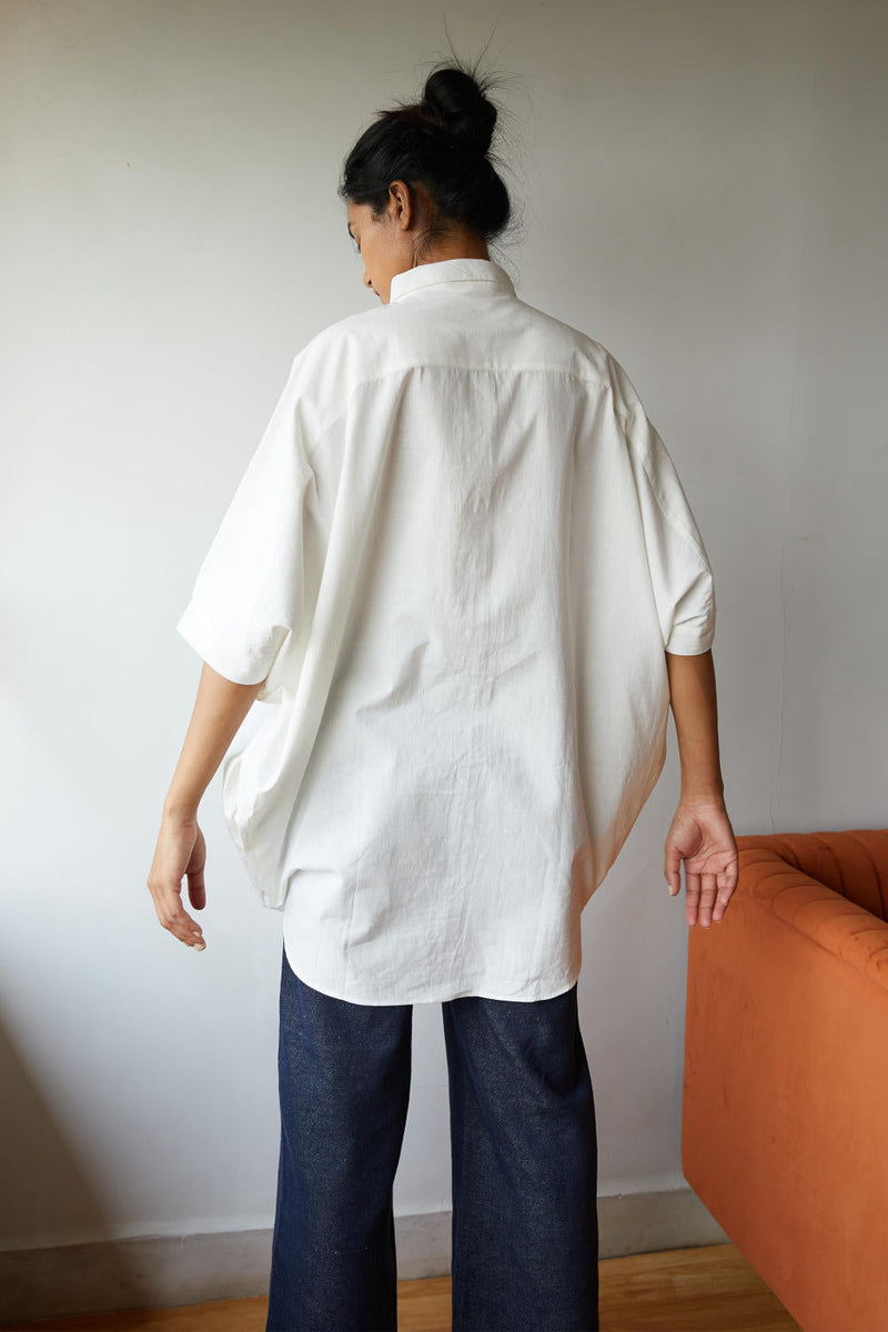 Daniel Shirt cotton by The Summer House in white color for women Worldwide