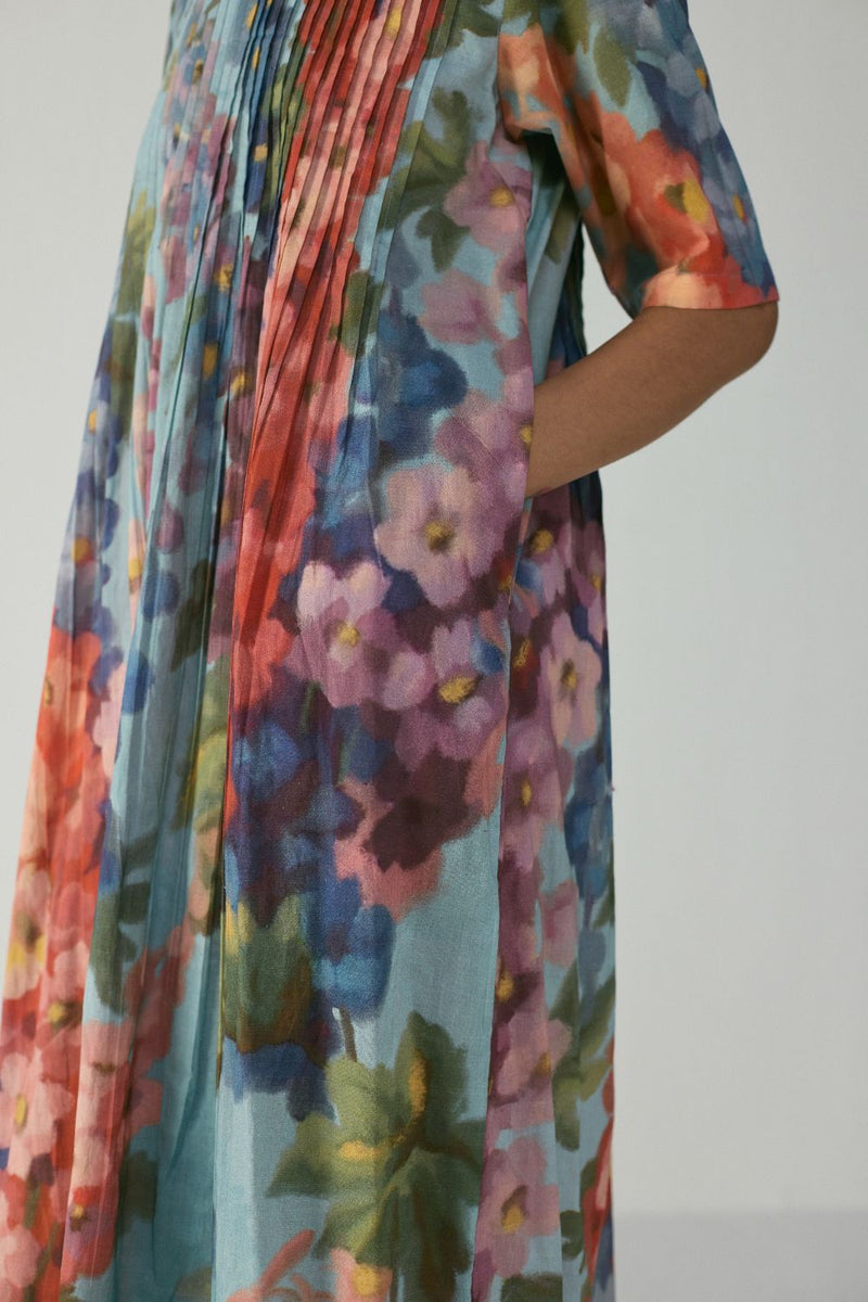 DARLINGTON PINTUCKS DRESS cotton by Yam in multi color for women Worldwide