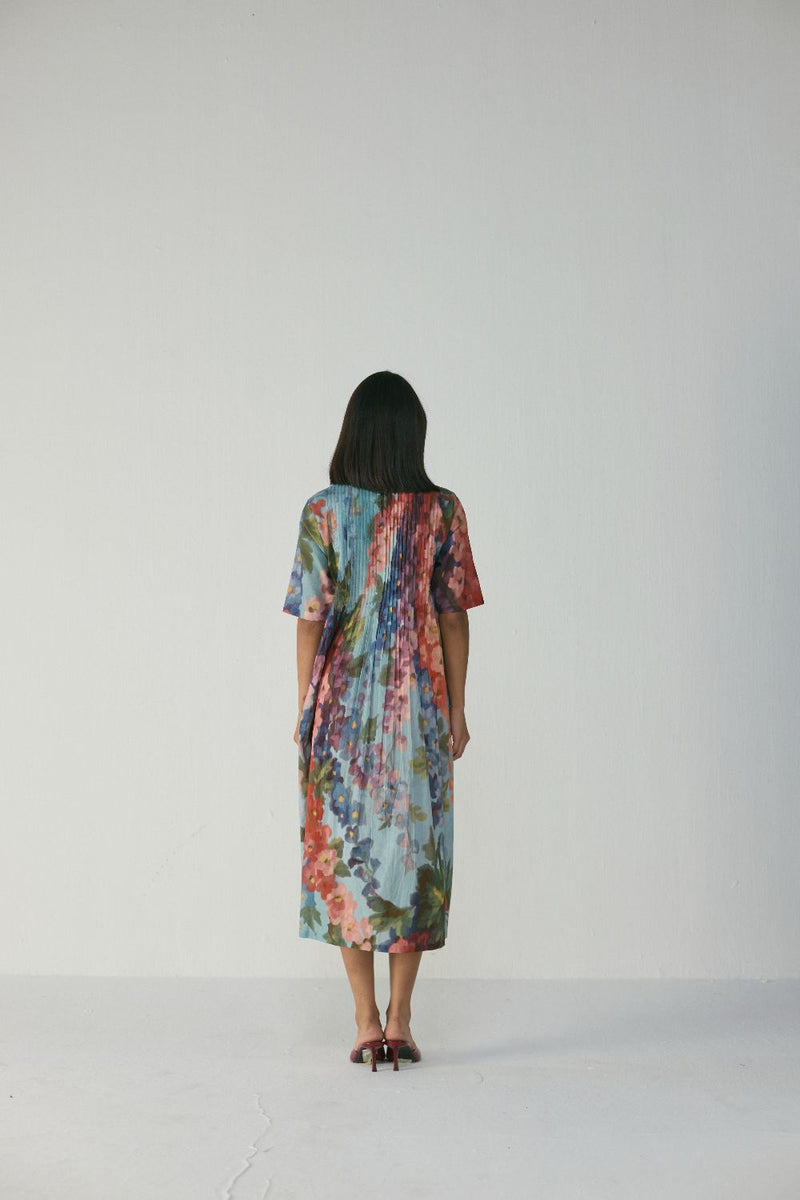 DARLINGTON PINTUCKS DRESS cotton by Yam in multi color for women Worldwide
