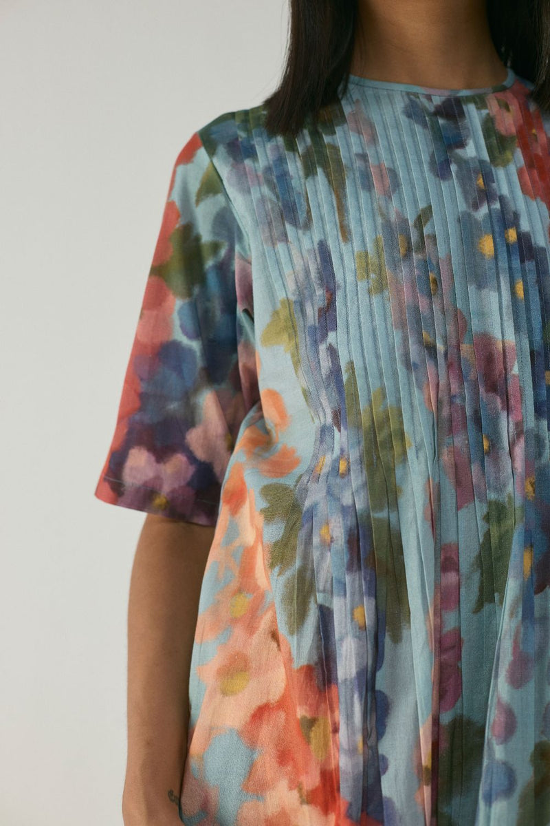 DARLINGTON PINTUCKS DRESS cotton by Yam in multi color for women Worldwide