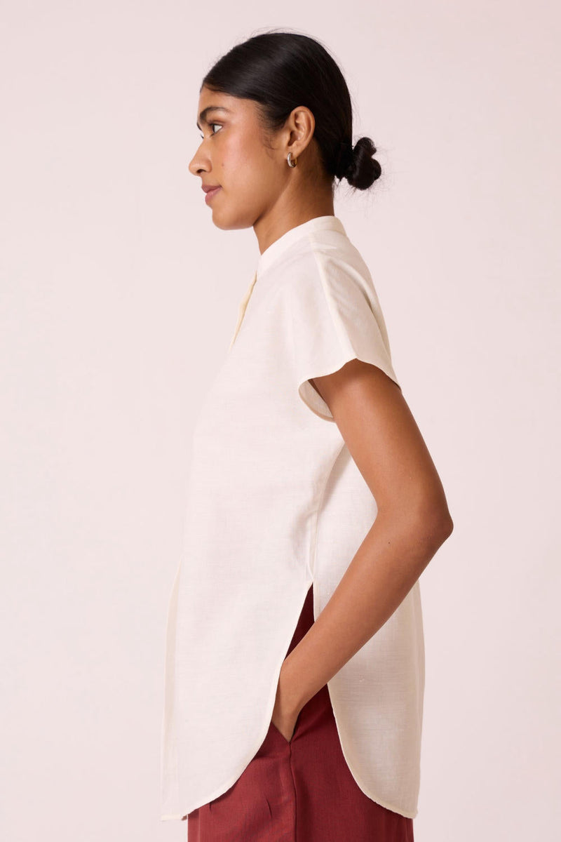 Deok Handwoven Cotton Top cotton by The Summer House for women Worldwide