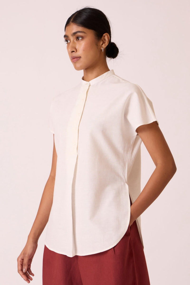 Deok Handwoven Cotton Top cotton by The Summer House for women Worldwide