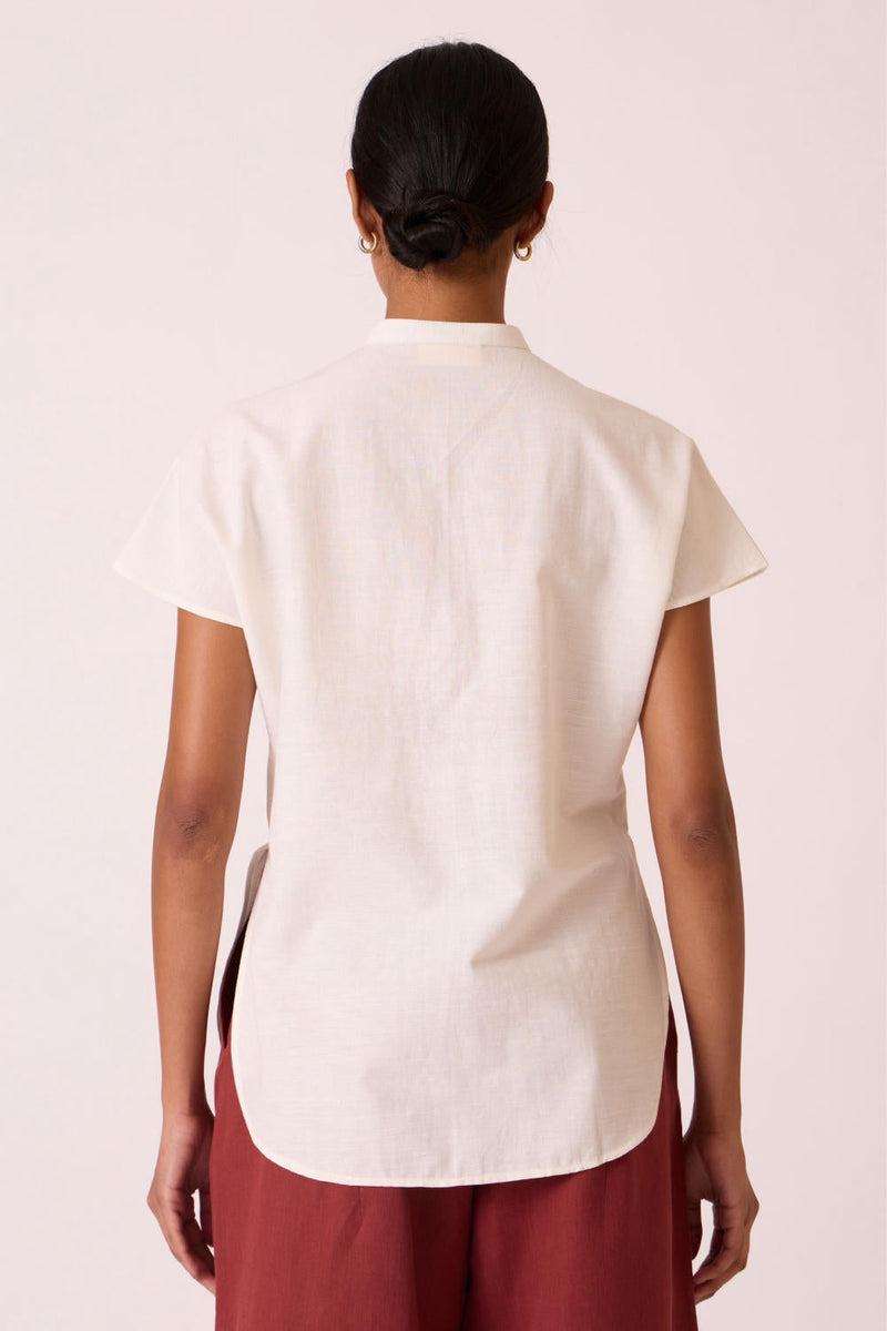 Deok Handwoven Cotton Top cotton by The Summer House for women Worldwide