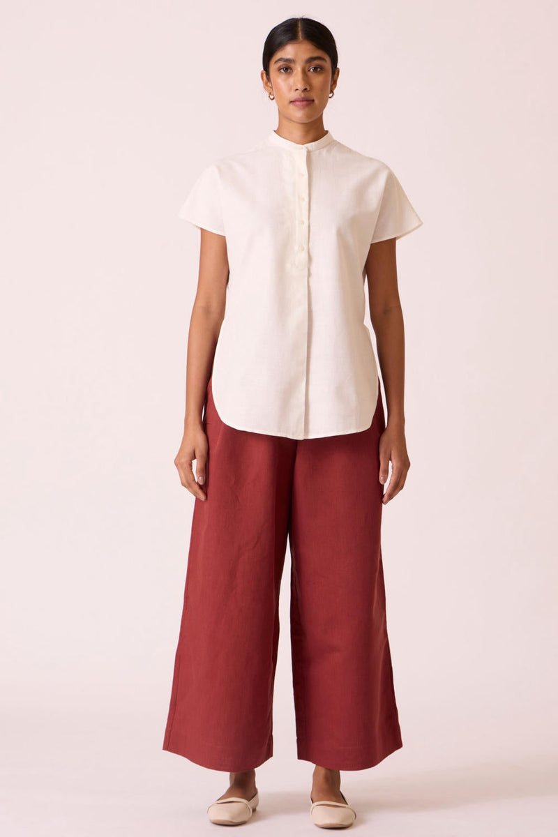 Deok Handwoven Cotton Top cotton by The Summer House for women Worldwide