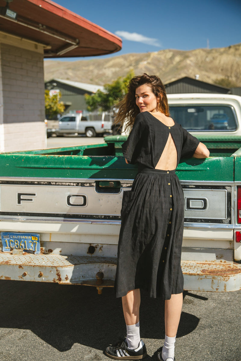 Desert Open Back Dress — Bloom