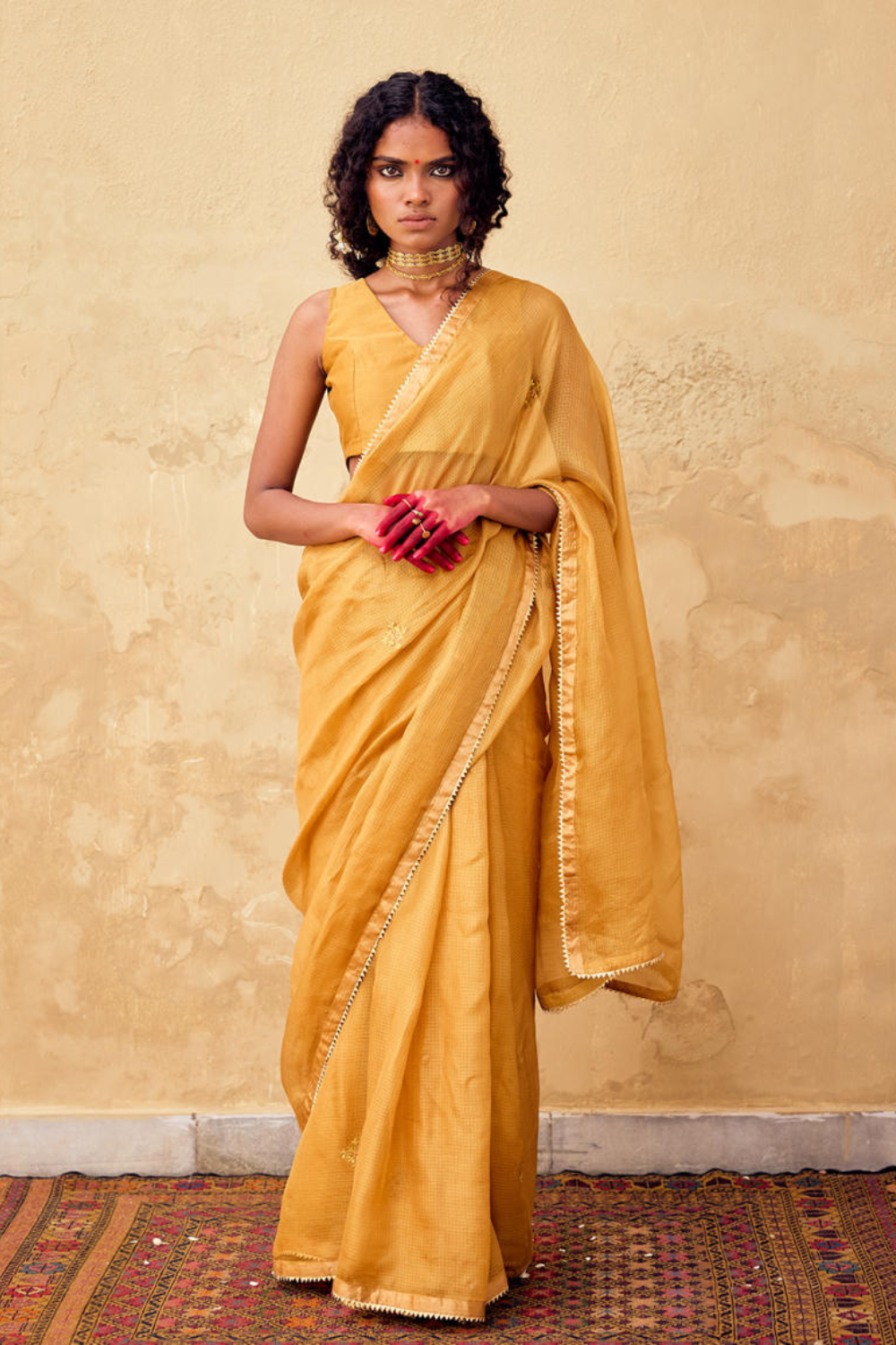 Dhoop saree with blouse