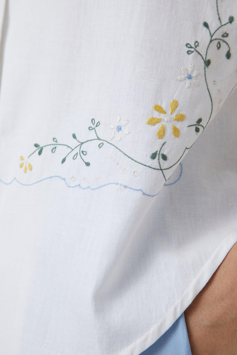 Dua - Shirt Top & Tunics by The Summer House in white color for women Worldwide