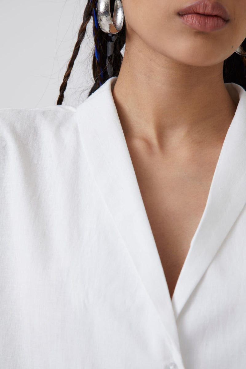 Dua - Shirt Top & Tunics by The Summer House in white color for women Worldwide