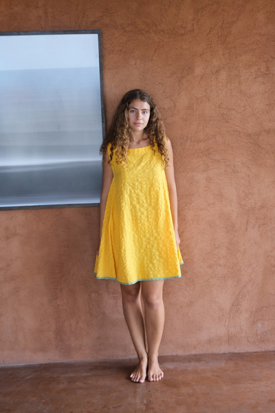 The Yellow Crinkly Dress