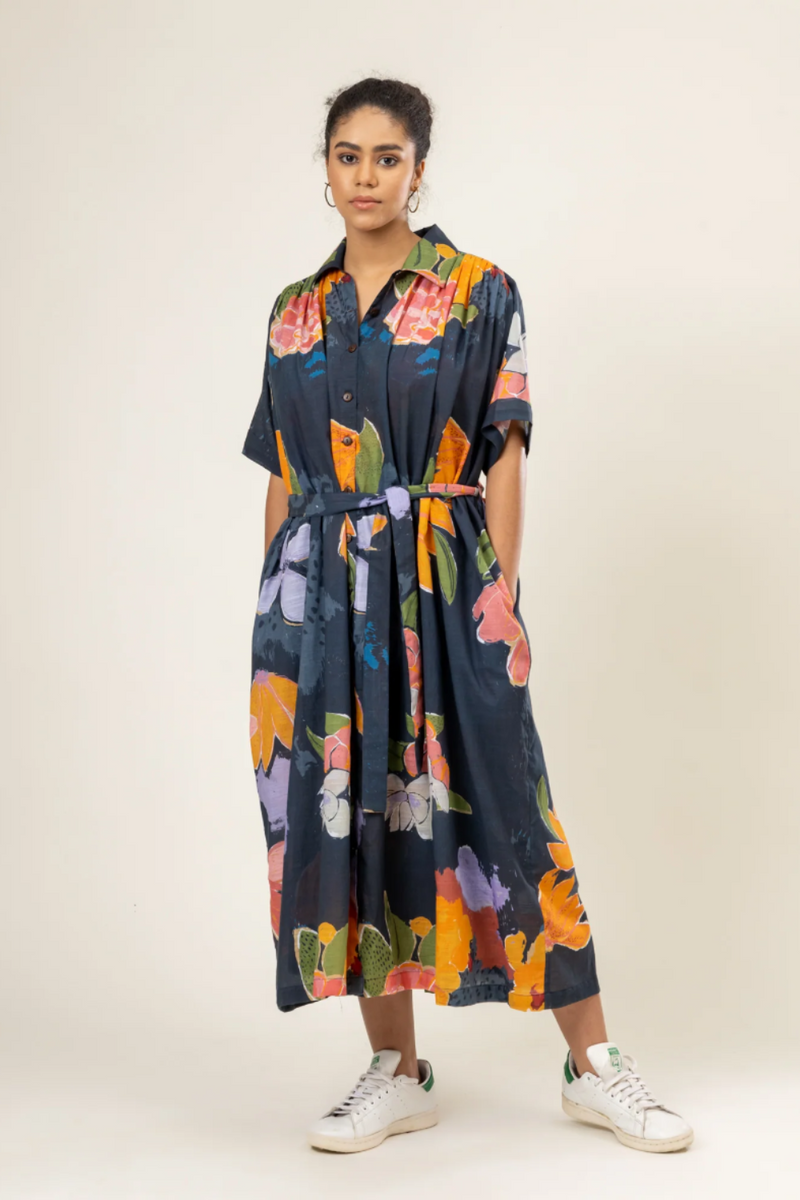 JOAN PRINTED DRESS mul by Doodlage in multi color for women Worldwide