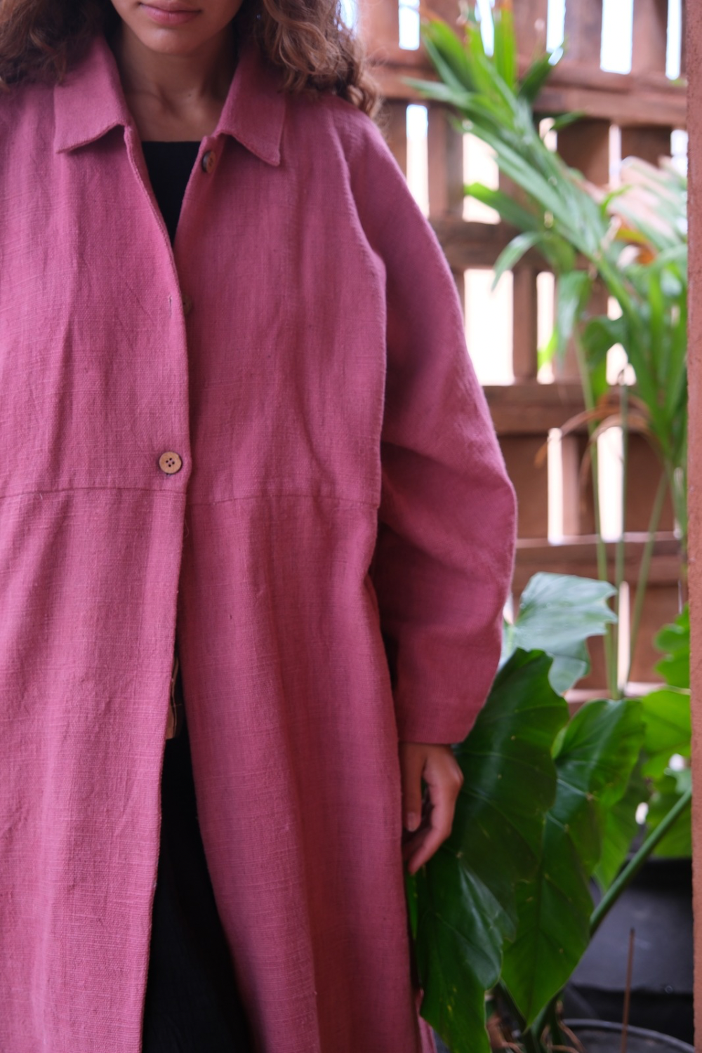 Fiery Pink Duster Jacket