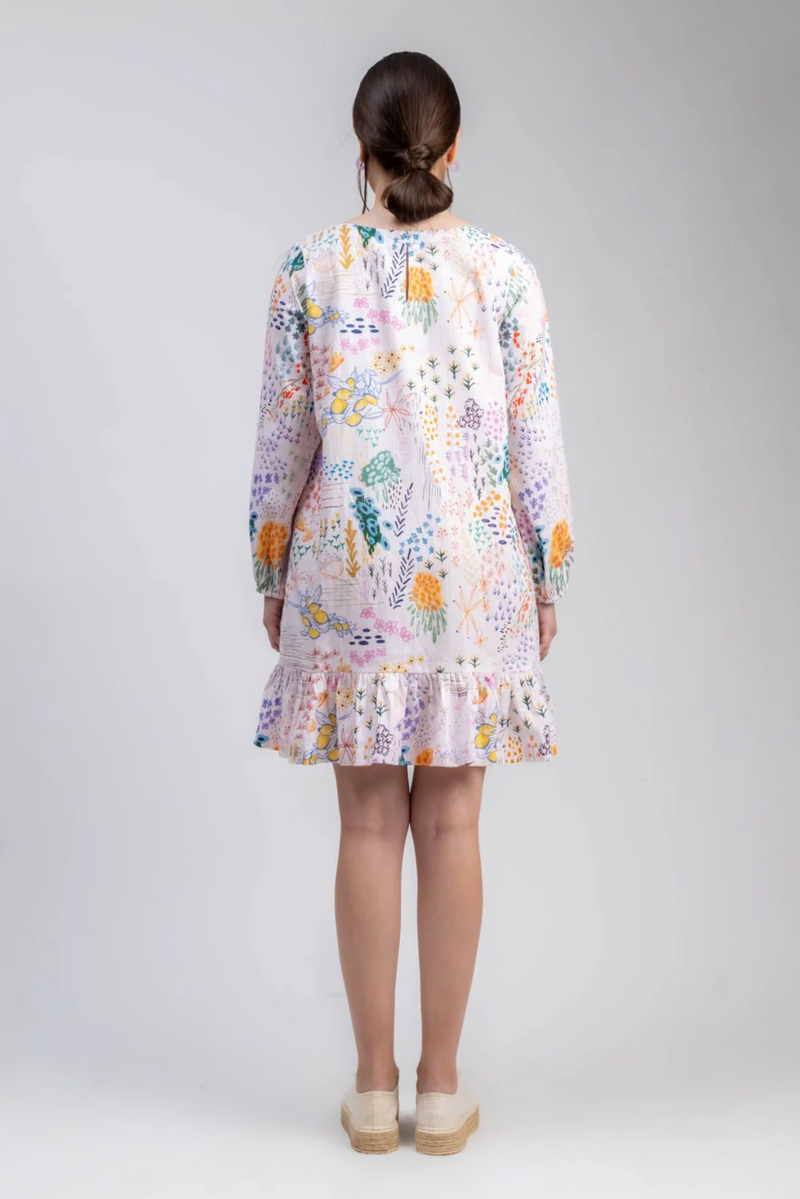 EVA PRINTED DRESS mul by Doodlage in multi color for women Worldwide
