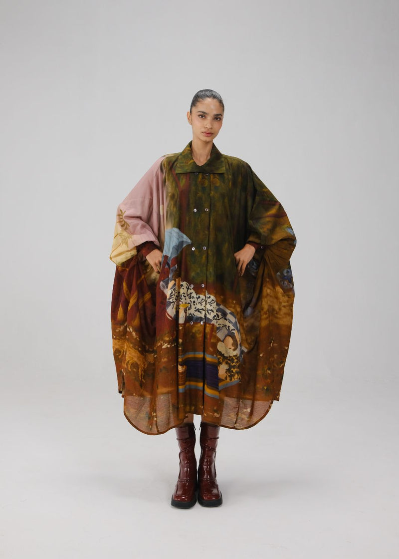 ECHO DRESS-Lakeside cotton by CORD for women Worldwide