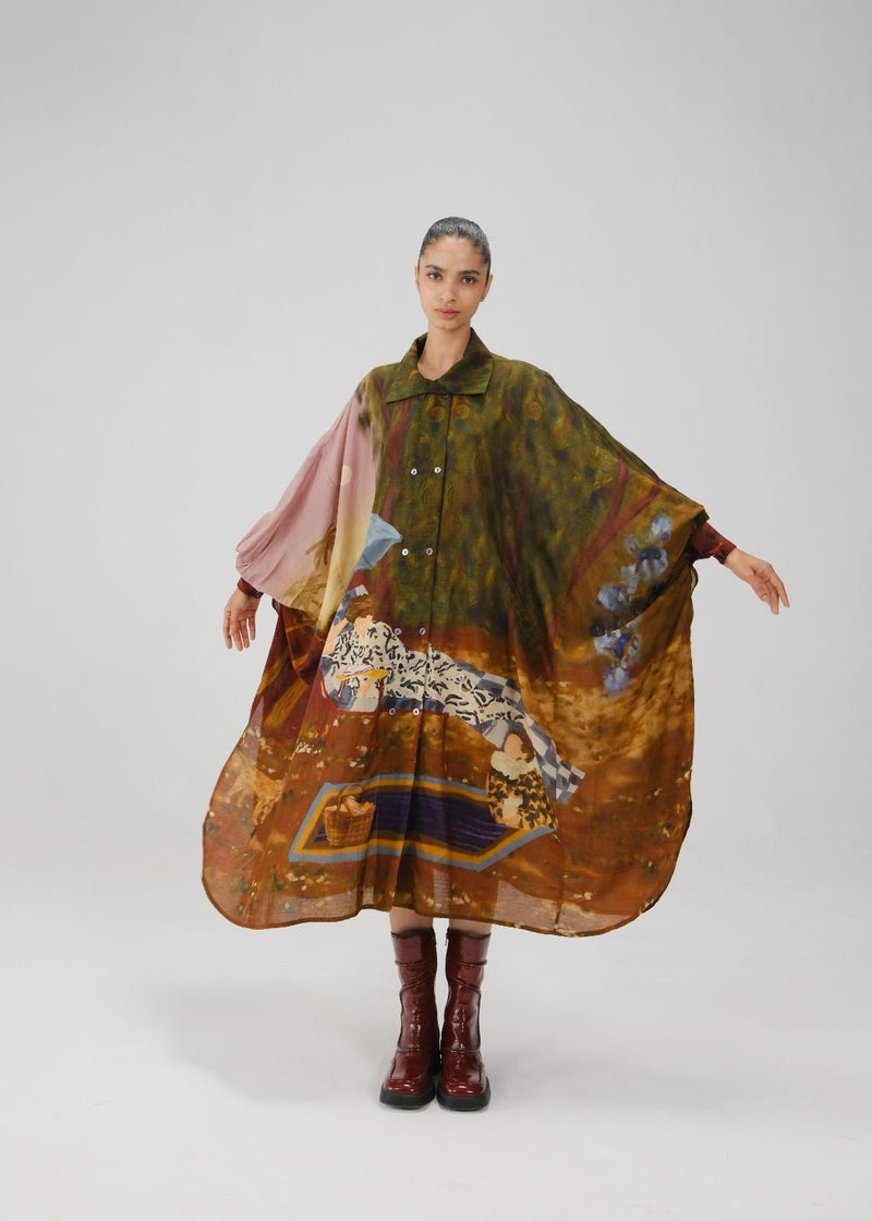 ECHO DRESS-Lakeside cotton by CORD for women Worldwide