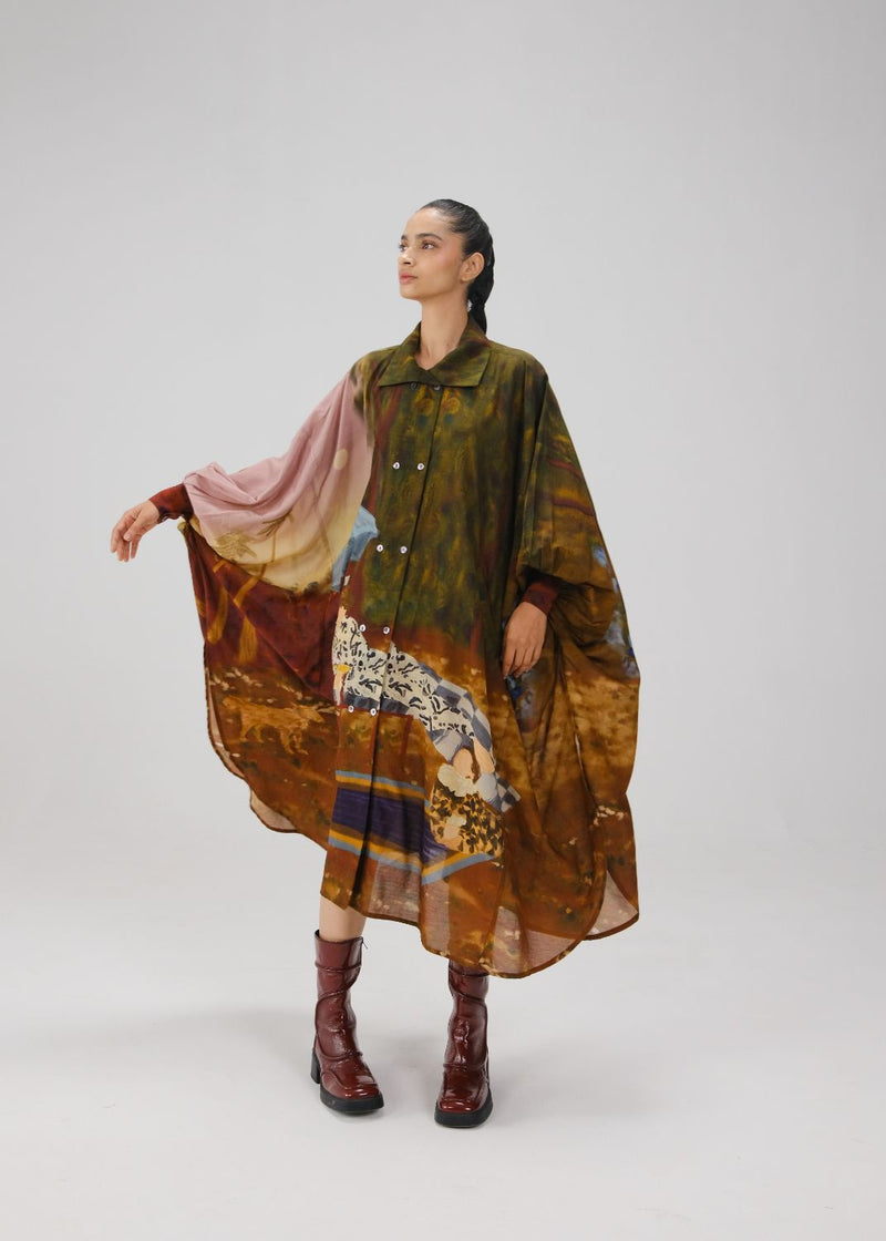 ECHO DRESS-Lakeside cotton by CORD for women Worldwide